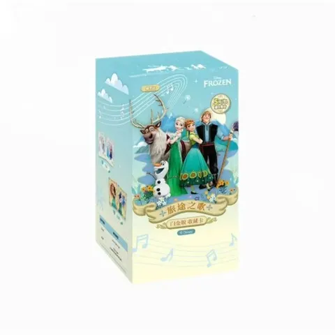 Cartão Colecionável Disney Frozen Journey Song, Pacote Surpresa, Elsa Anna Platinum, Merchandise de Anime, Presente de Aniversário Surpresa para Fãs