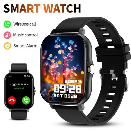 Use Novo Smartwatch 2.01 Polegadas HD Display Bluetooth Chamada Atividade Rastreamento Homens Mulheres Presente de Feria