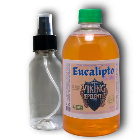 ÓLEO DE EUCALIPTO CONCENTRADO 1x500ML + SPRAY 120ML - REPELENTE