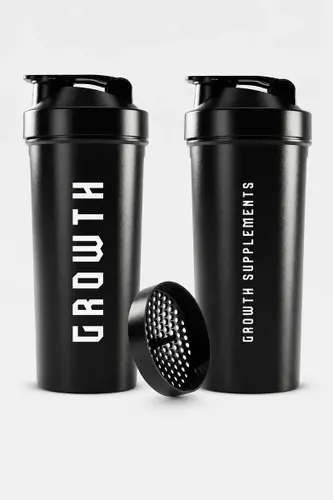 Coqueteleira Shaker Academia 600ml Growth Supplements Preto
