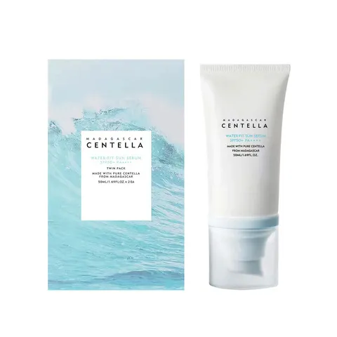 Protetor Solar Facial 50+ Centella, Creme Clareador de Pele, Protetor Hidratante, Protetor Solar Corporal