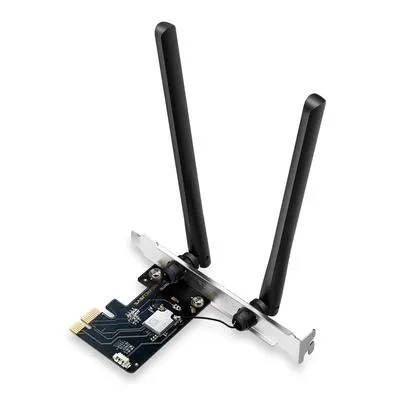 Adaptador Wifi 6 Mercusys PCIe AXE5400, Bluetooth 5.2, Preto - MA86XE(UN)