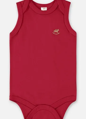 Body Regata em Suedine Unissex para Bebê (Vermelho) Up Baby