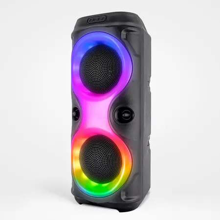 Caixa de som Bluetooth Portátil com Led RGB Portátil FM USB TWS 30W para Praia, Festa ou Viagem