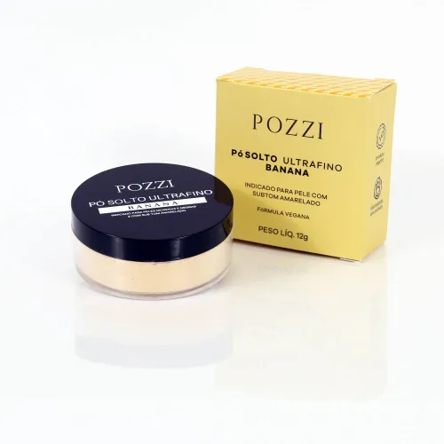 PÓ SOLTO BANANA ULTRA FINO -  Para peles negras, morenas e com subtom amarelado 12g