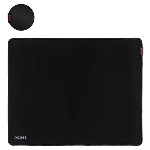Mouse Pad Black Standard PCYES 360x300mm Base Antiderrapante PMC36X30B