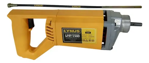 Motovibrador Portátil Lynus 1500W Mangote 1.5 m LMP-1500