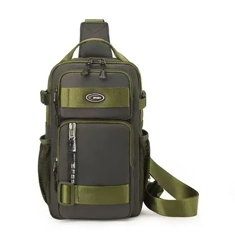 Bolsa de ombro multifuncional Homefish Fashion, bolsa transversal para homens, tendência de viagem, bolsa de peito esportiva de alta capacidade