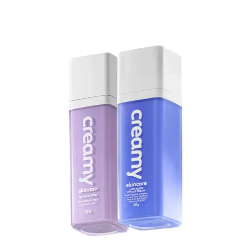 Kit Creamy Skincare Pro-Adapaleno Anti-Aging Peptide Sérum Hidratante (2 Produtos)