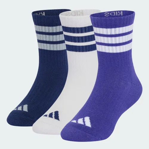 Meias Acolchoadas Três Listras Infantil (3 Pares) Kids adidas