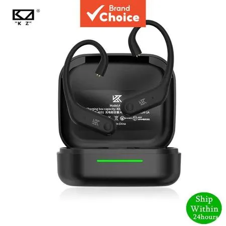 KZ AE01 Fones de Ouvido Cabo de Atualização sem Fio Compatíveis com Bluetooth 5.4 HiFi Gancho C Conector de Pino Resiste