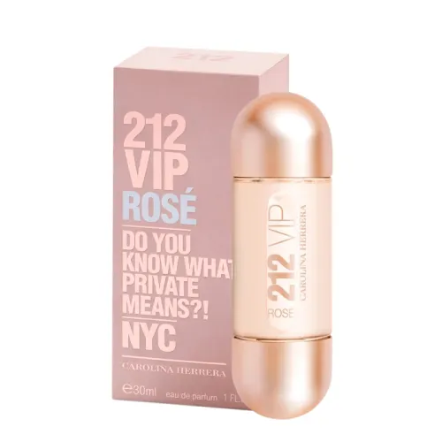 Perfume Feminino 212 Vip Rosé Carolina Herrera Eau de Parfum 30ml