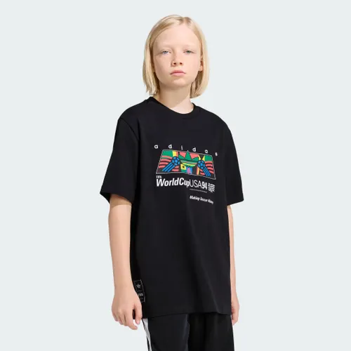 Camiseta Folgada Estampada Kids adidas