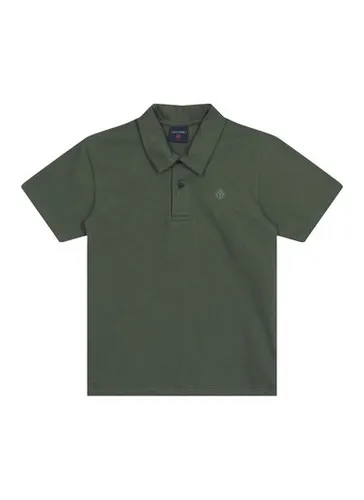 Camisa Polo para Menino em Piquet (Verde) Guloseima