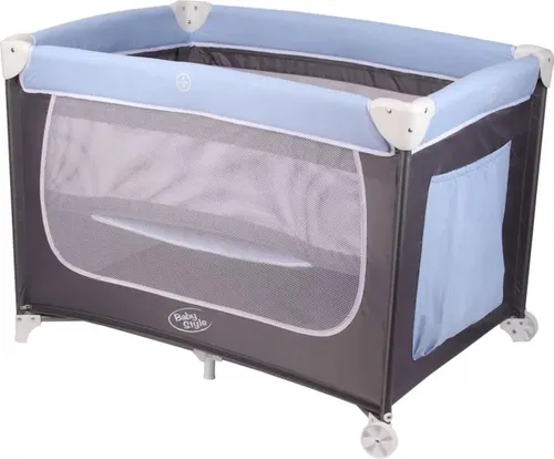 Berço Compacto Confort Bebê Cercado Chiqueirinho Rosa Cor Azul