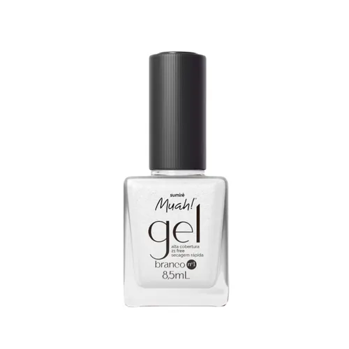 Esmalte Muah Gel Branco N.1 8,5ml