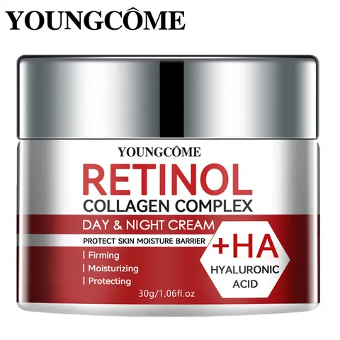 Retinol colágeno cuidados faciais creme hidratante hidratação profunda adequado para envelhecimento seco creme facial hidratante reparação da pele