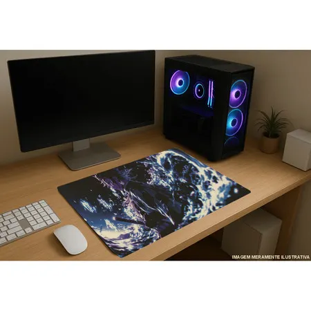 Mouse Pad Gamer Antiderrapante Grande 65x32cm Kimtsu