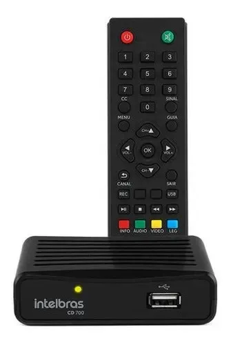 Conversor Cd 700 Intelbras Full Hd Preto