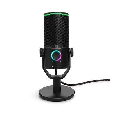 Microfone Condensador JBL Quantum Stream Studio, Cardioide, Preto - JBLSTRMSTUDIOBLK