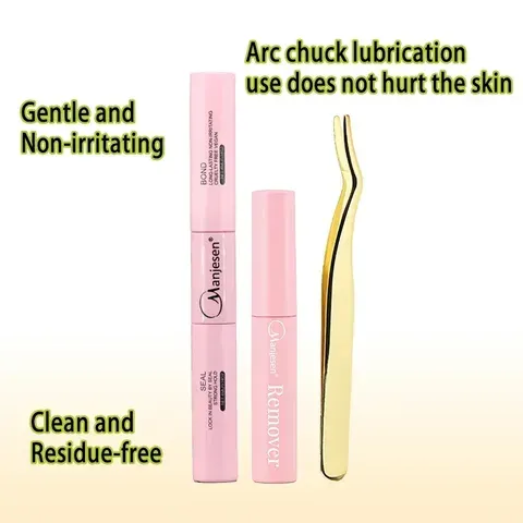 DIY Lash Extension Kit, Lash Bond e Seal Remover, Pinças, Maquiagem Individual Set, Clusters Cílios Ferramentas