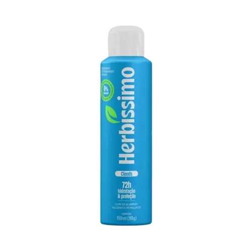 Desodorante Antitranspirante Aerosol Herbíssimo Zero Alumínio Clouds 1