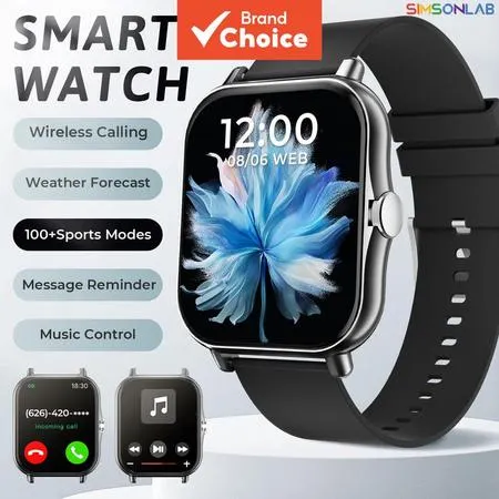 Novo Smartwatch Relógio Inteligente 2026 1.83 Tela HD Multi-Cor Pulseira de Bluetooth Chamada Esporte ao Ar Livre para A