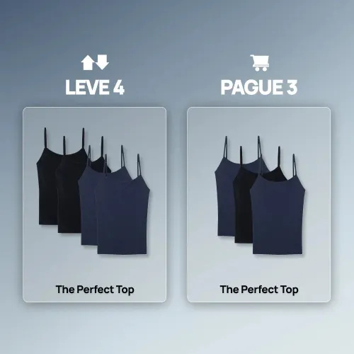 Blusa de Alça Feminina The Perfect Top - Leve 4 Pague 3