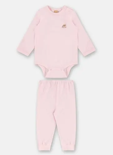 Pijama Bebê Unissex Térmica Rosa