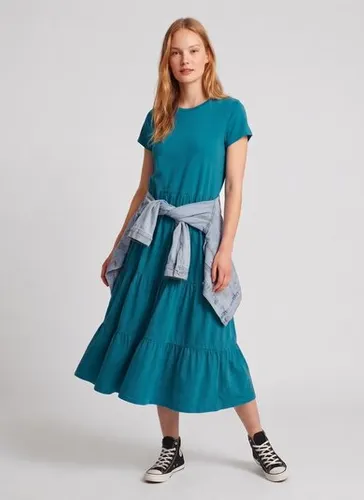 Vestido Marias Longo em Algodão (Azul) Just Basic