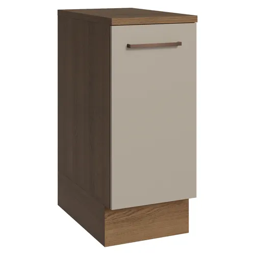 Balcão 35 cm 1 Porta Rustic/Crema Agata Madesa