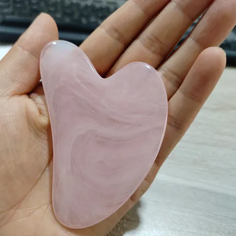 1PC Placa de Massagem Gua Sha para Cuidados Faciais, Ferramentas Guasha, Massageador Facial, Raspadores para Rosto, Pescoço, Costas e Corpo, Ferramenta de Massagem SPA