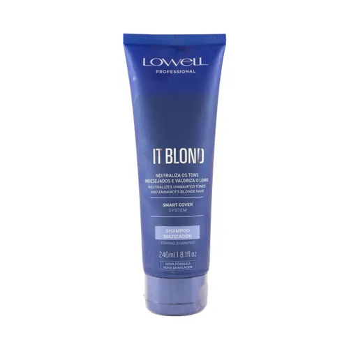 Shampoo Matizador Lowell It Blond Neutraliza Amarelado 240 ml