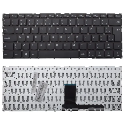 Teclado para Notebook Lenovo Ideapad 310-14ISK ABNT2 Preto