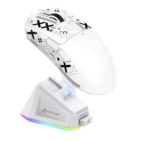 2025nova venda quente x11 mouse gamer sem fio com doca de carregamento pixart paw3311 sensor de jogos, mouse sem fio bt/2.4g
