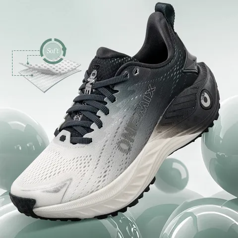 Onemix tênis de corrida casual respirável verão sapatos de corrida dos homens leves sapatos de ginásio ao ar livre masculino almofada sapatos esportivos