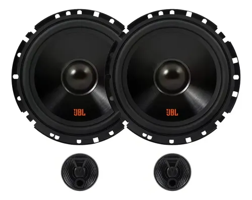 Kit Duas Vias 6 Polegadas Alto Falantes Jbl Flex 4 110w Rms Cor Preto
