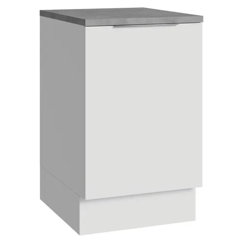 Balcão de Cozinha 50 x 60cm 1 Porta (Com Tampo) Branco Stella Madesa