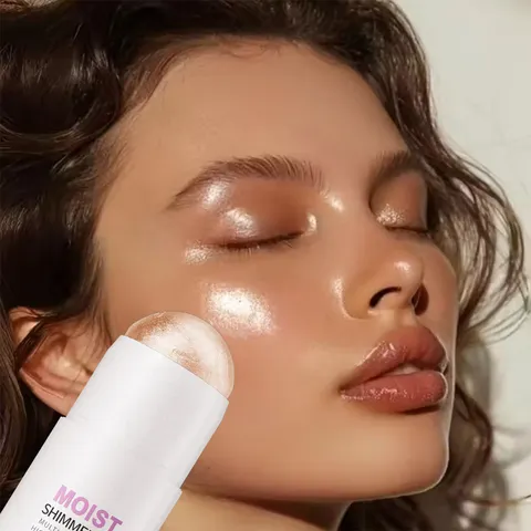 [Natural Glowup] 1 unidade de bastão iluminador Glowup |   Contorno facial iluminador natural e maquiagem para destaque, cobertura média, construível