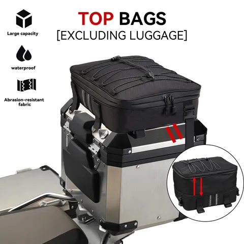 Bolsas de Carga para Motocicleta, Caixa de Armazenamento Superior para BMW R1200GS R1250GS Adventure F650GS F700GS, Bolsa de Armazenamento Superior à Prova d'Água