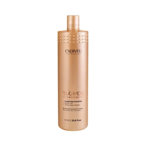 Shampoo Cadiveu Blonde Reconstructor Clarify Limpeza Profunda 1 Litro