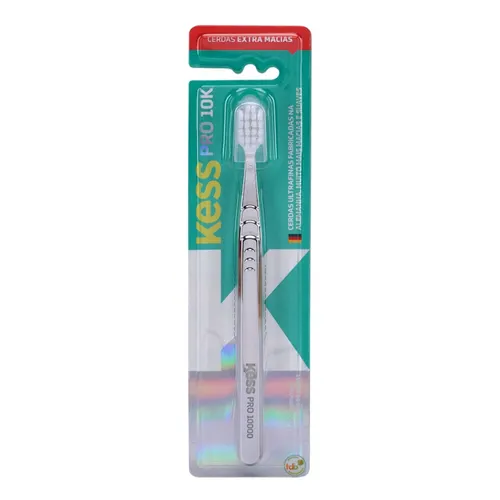 Escova Dental Kess Pro 10k Metallic Silver Extra Macia