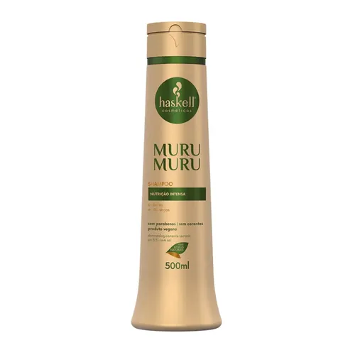 Shampoo Haskell Muru Muru Nutrição Hidratação 500 ml