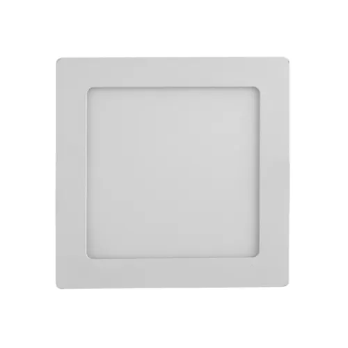 Plafon Led de Embutir Quadrado Branco 12w Panel - LED BRANCO FRIO (6000K)