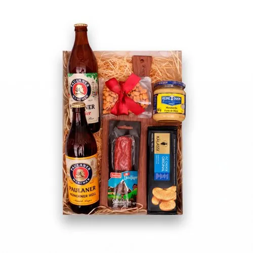 Cesta Alemanha de Cervejas Importada Salame