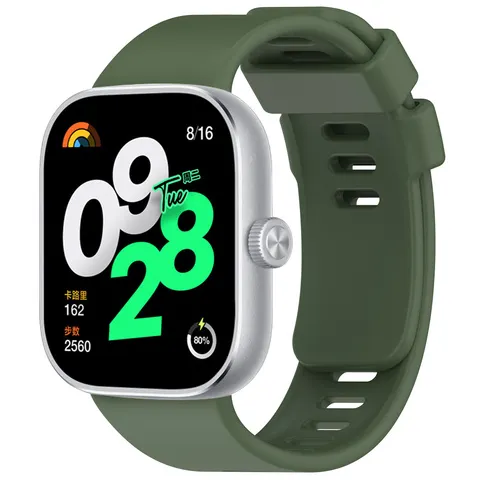 Pulseira Esportiva de Silicone para Redmi Watch 6/5/4 Xiaomi Mi Band 8/9/10 Pro, Correia de Reposição, Acessório para Smartwatch