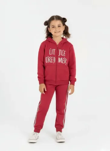 Conjunto Jaqueta e Calça Infantil Menina (Vermelho) Guloseima