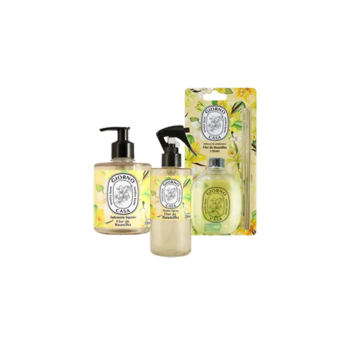 Kit Giorno Casa Sentire Bene Flor de Baunilha (3 Produtos)