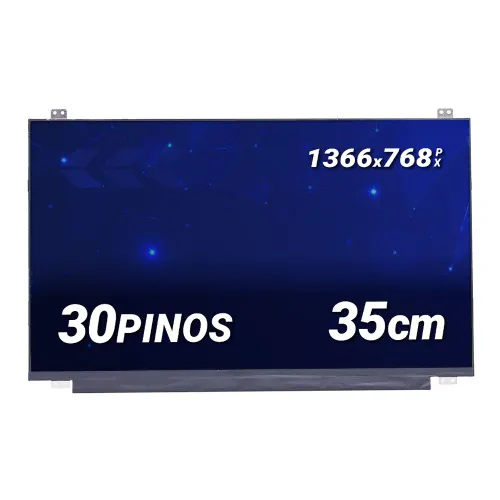 Tela para Notebook Gateway Ne Series NE52206M 15.6" HD 30 Pinos Fosca