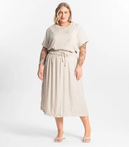 Saia Midi Plus Size Secret Glam - Moda Feminina e Masculina, Itens para Casa e Mais l Rovitex